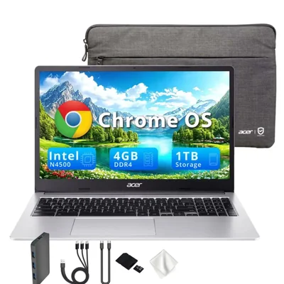 Acer Chromebook 315 15.6" FHD 4GB RAM 1TB de almacenamiento