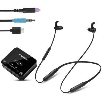 Auriculares inalámbricos Avantree HT4186-Q Bluetooth con banda para el cuello para TV