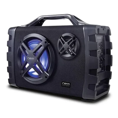 Parlante NEM Mobi7e Bluetooth Inalámbrico 6.5" Bass LED