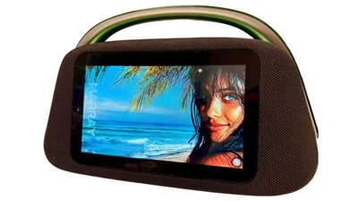 Bocina Estéreo Integrada Solaris WaterGen NeoBoomBox 10.1" Android