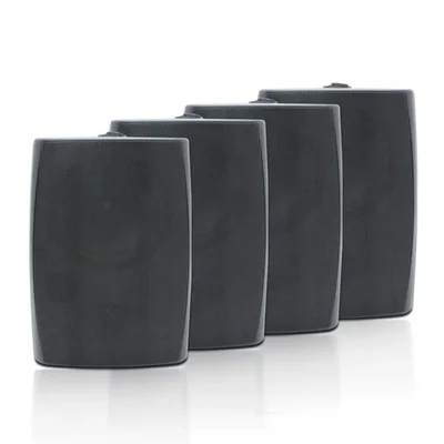 Parlantes exteriores STUDIOFINIX de 65" 800 W impermeables paquete de 4