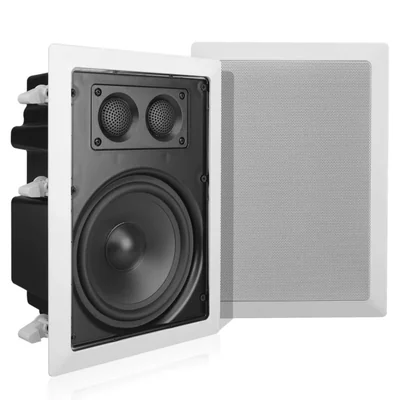 Parlante Pyle PDIW67 de 65" para empotrar en pared 360 W rango completo blanco