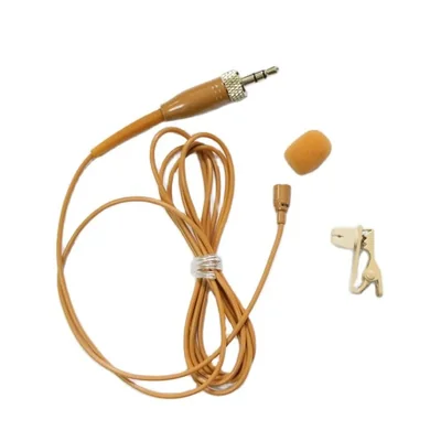 Micrófono Lavalier MiCWL 12 m Marrón 35 mm con bloqueo