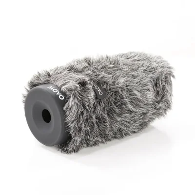 Paraviento rígido de peluche para micrófono Movo 18‑23 mm
