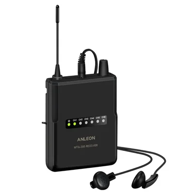 Micrófono ANLEON MTG-200 Inalámbrico 915 MHz 1 Receptor