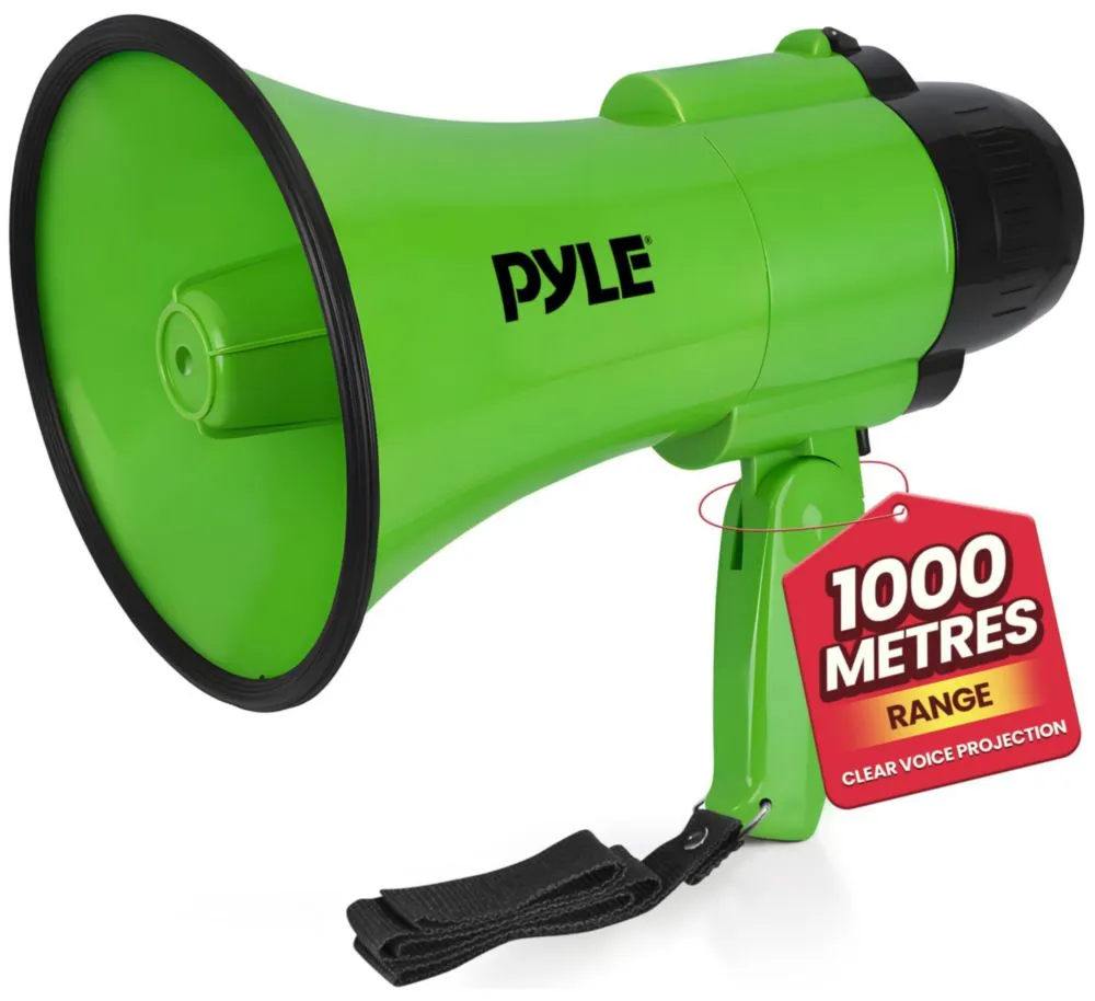 Megáfono Pyle Compacto 30W a Batería Plegable