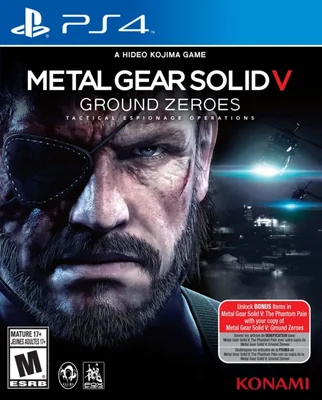 Juego de video Konami Metal Gear Solid V: Ground Zeroes para PS4