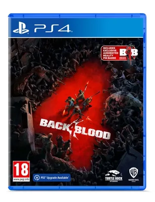 Videojuego Warner Bros Back 4 Blood PS4 – Insignia Exclusiva de Realidad Aumentada