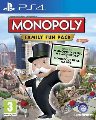 Paquete Familiar Monopoly de Ubisoft para PS4