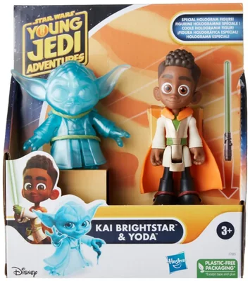 Figuras de juguete STAR WARS Young Jedi Adventures paquete de 2