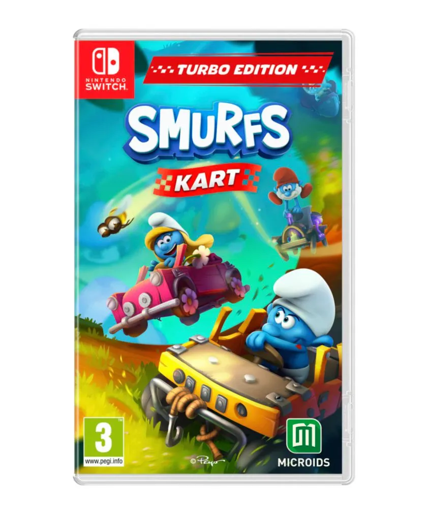 Videojuego Microïds Los Pitufos Kart Edición Turbo Switch
