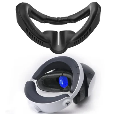Soporte facial VR AODELAN para PSVR2 con almohadilla de cuero PU