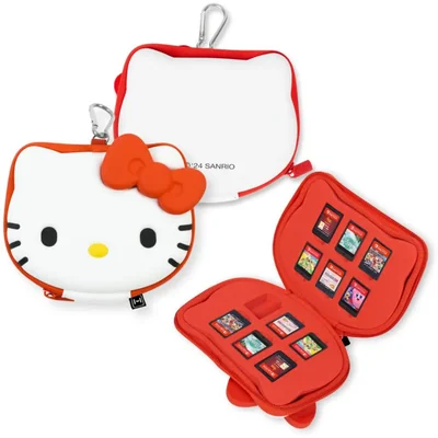 Estuche para Cartuchos Hamee Hello Kitty 36 Juegos Rojo