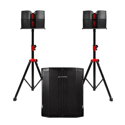 Bocina Sistema Lineal 2.1 Alienpro Ultra 15 Array 800w Rms