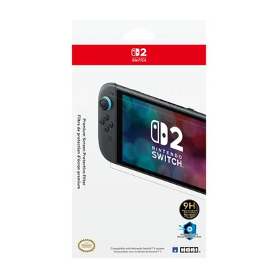 Protector de pantalla HORI para Nintendo Switch 2 resistencia a rayones 9H
