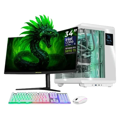 Dxt pc ia rtx 5070 ti core ultra 9 32gb 1tb monitor 34 wh