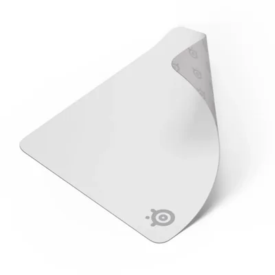 Alfombrilla de Ratón SteelSeries QcK L Blanca de Tela para Juegos