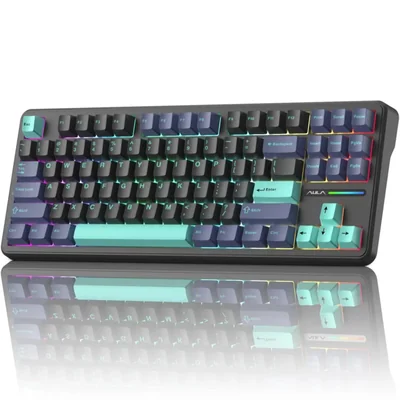 Teclado Mecánico BlueEnss F87 Pro Inalámbrico RGB TKL