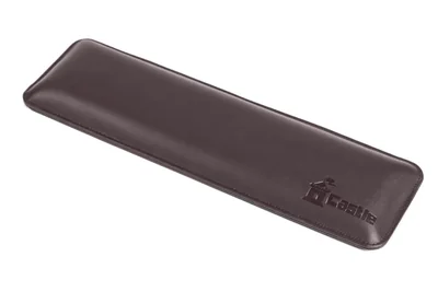 Reposamuñecas para teclado Castle Bailey de cuero tenkeyless 36 x 10 cm