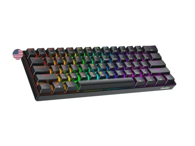 Teclado mecánico gamer Geeky GK61 SE de 61 teclas con RGB