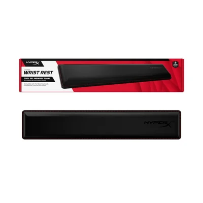 Gel viscoelástico Wrist Rest HyperX de tamaño completo color negro