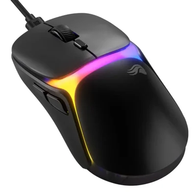 Mouse gamer GLORIOUS Model O3 con cable ultraligero de 54 g con RGB