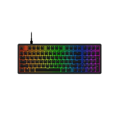 Teclado gamer HyperX Eve 1800 RGB de membrana negro
