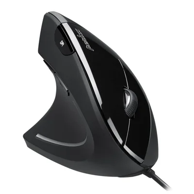 Mouse ergonómico vertical con cable Perixx Perimice-513L para zurdos
