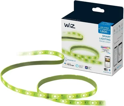 Tira de luces LED inteligente que cambia de color WiZ RGB de 6 pies con Wi-Fi