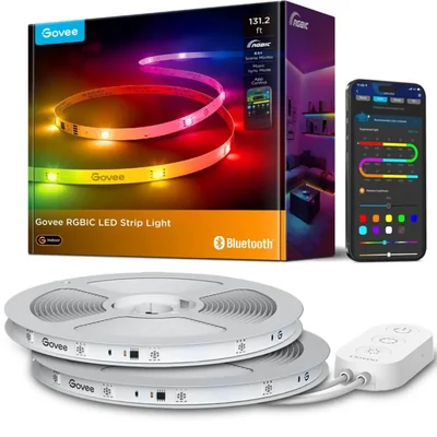 Tira de luces LED RGBIC Govee de 40 m con control por app