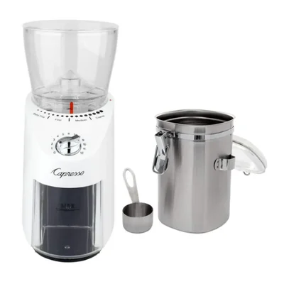 Molino de café Jura Capresso Infinity Plus blanco paquete