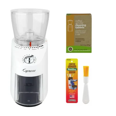 Molinillo de café Jura Capresso Infinity Plus blanco paquete incluido