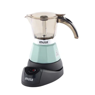 Cafetera Espresso Imusa 3 Tazas Menta de Tacto Frío