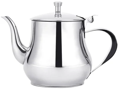 Tetera SANQIAHOME de acero inoxidable de 360 ml con filtro