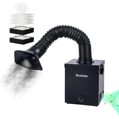Extractor de Humos para Soldadura BlueDate BD-60 Motor DC Filtro HEPA