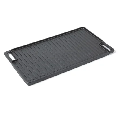 Plancha reversible de hierro fundido HAWOK 46x25 cm