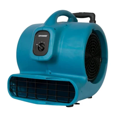 Ventilador industrial XPOWER 3600 CFM 1 HP con ruedas y mango telescópico