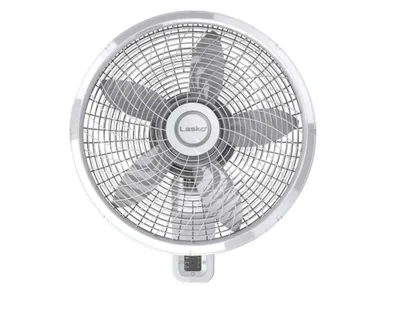 Ventilador eléctrico Lasko Lasko-18 con mando a distancia de 3 velocidades para montaje en pared