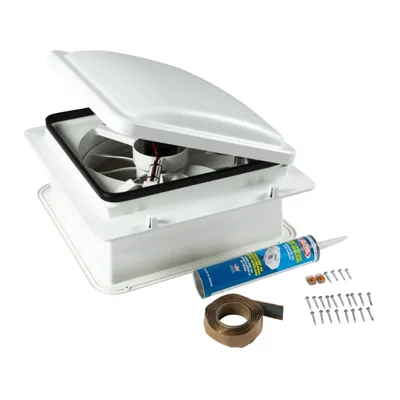 Ventilador de Ventilación para RV Furrion FVF14D90R6A 14" de 10 Aspas Blanco