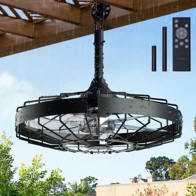 Ventilador de Techo para Exterior addlon 20" IP65 Impermeable con Control Remoto