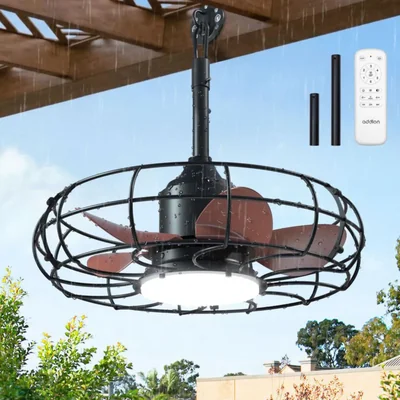 Ventilador de Techo para Exterior Addlon 20" IP65 Resistente al Agua con Control Remoto