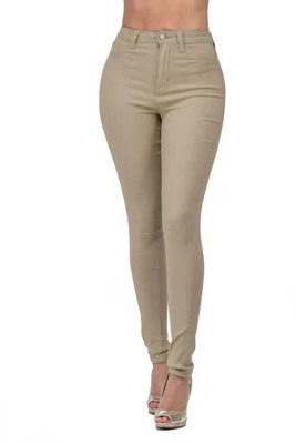 Jeans LOVER BRAND FASHION skinny caqui stretch