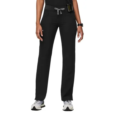 Pantalones FIGS Kade Cargo para mujer negro talla S petite