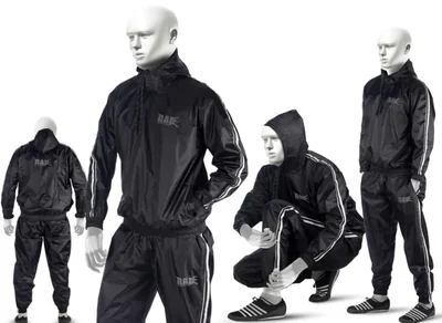 Traje de Sauna RAD 5XL con Capucha para Entrenamiento y Quema de Grasa