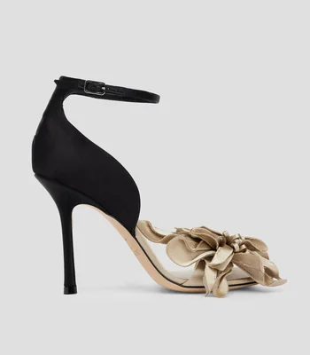 Sandalias con tacón alto delgado Mujer