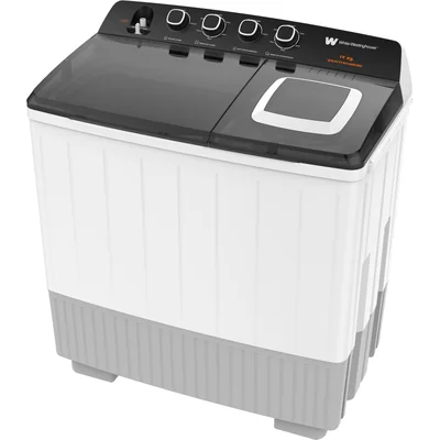 White Westinghouse Lavadora doble tina 19 kg 4 niveles de agua 4 perillas de control Bajo consumo de energía