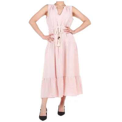Vestido Maxi con Cinturón de Cuerda Zucca para Mujer
