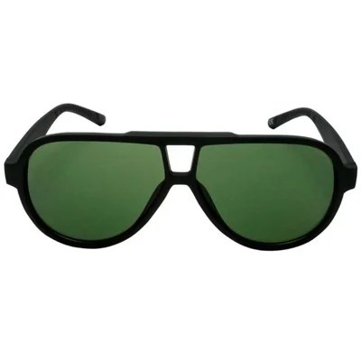 Lentes de Sol Aviadores Pasta Rubber Negro Mica Verdes Mossimo
