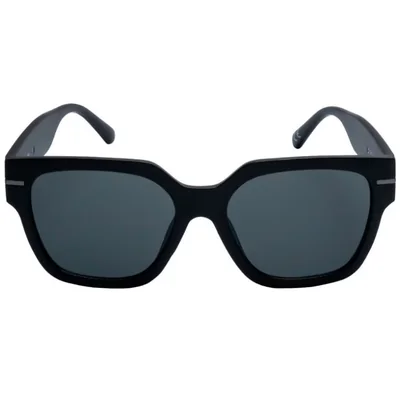 Lentes de Sol Cuadrados Pasta Negro Mate Y Mica Negra para Dama Mossimo
