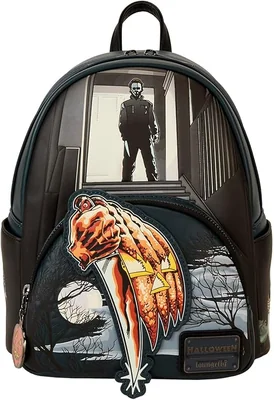 Mini Mochila Loungefly Halloween Michael Myers Jack-O'-Lantern Glow